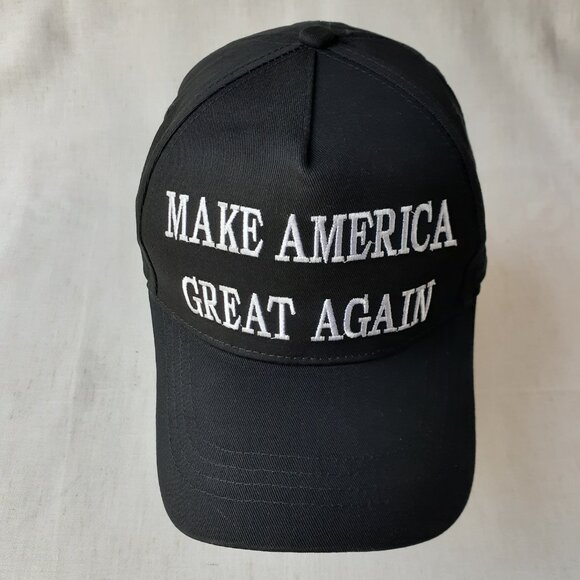MAGA - 45-47 - Black Baseball Cap - Adjustable Fit - Picture 8 of 8